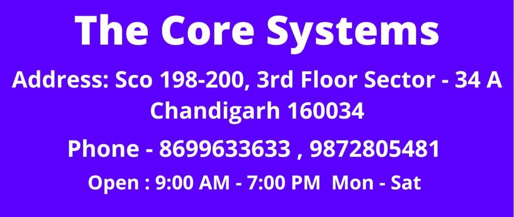 The Core Systems-sco-198-200-office-address best industrial training company in chandigarh Best Industrial Training Company in Chandigarh 2 3 1024x433