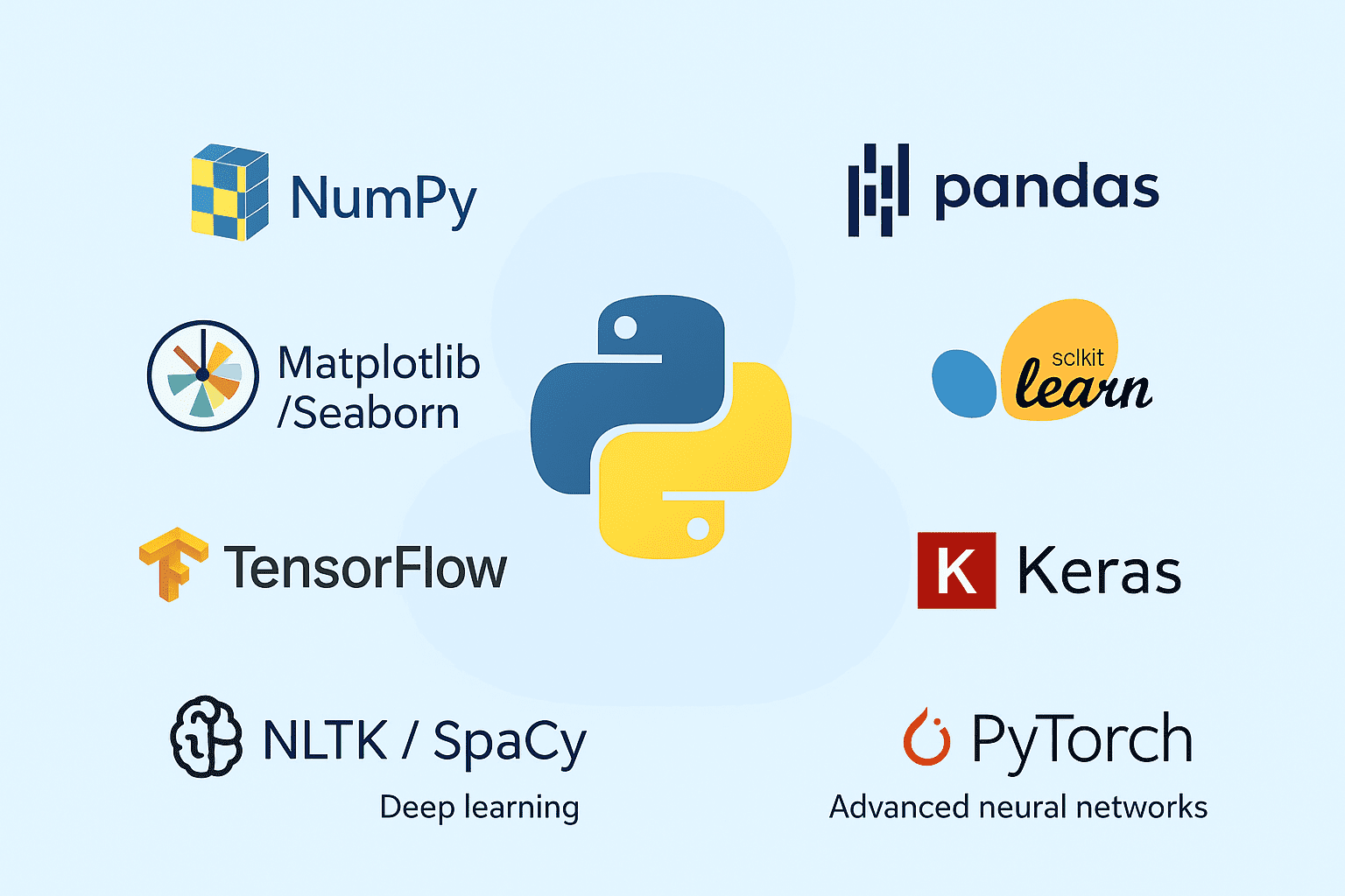 Libraries used in Python AI
