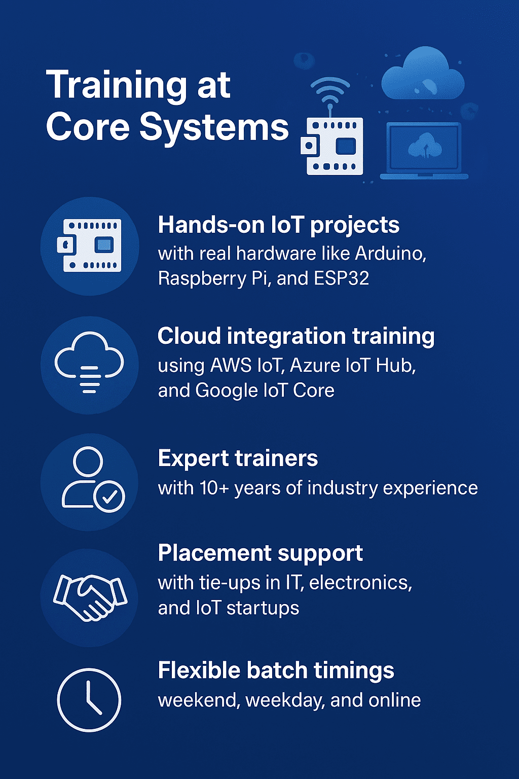 Core Systems – Your gateway to the best IoT Training in India.