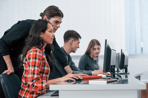 Students receiving Python certification in Chandigarh